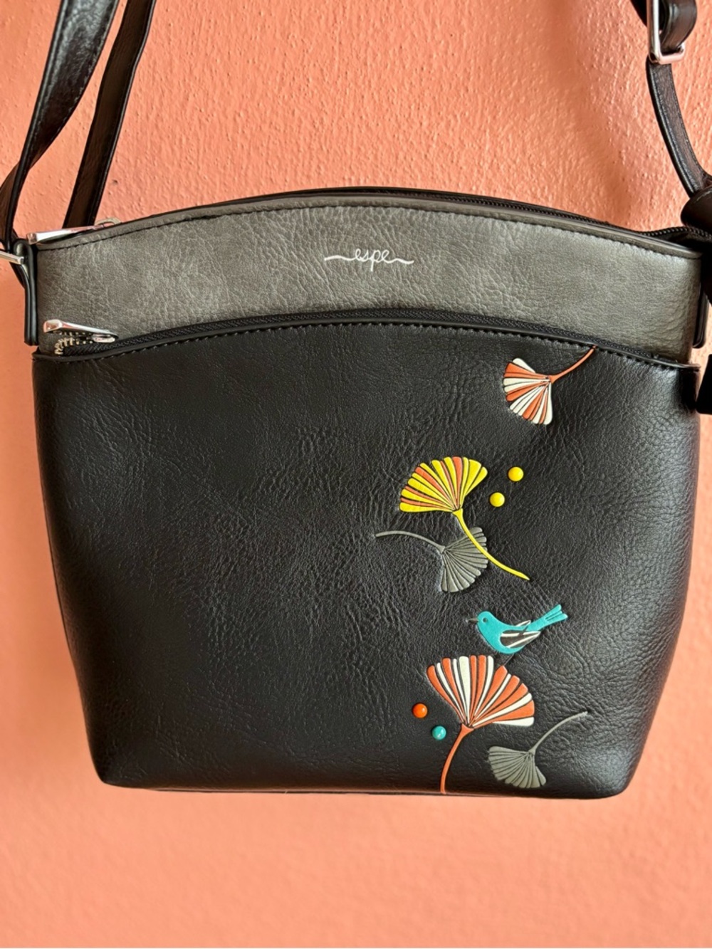 Espe Vegan Leather Crossbody Bag - Picture 3 of 7